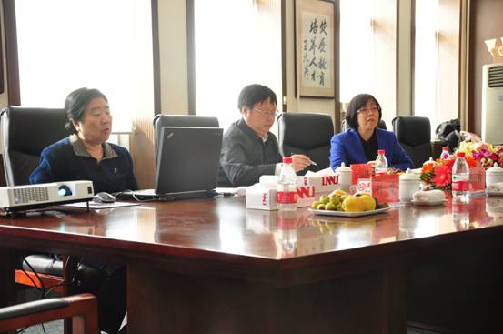 辽宁省教育厅王燕玲副厅长莅临澳门新葡京指导工作